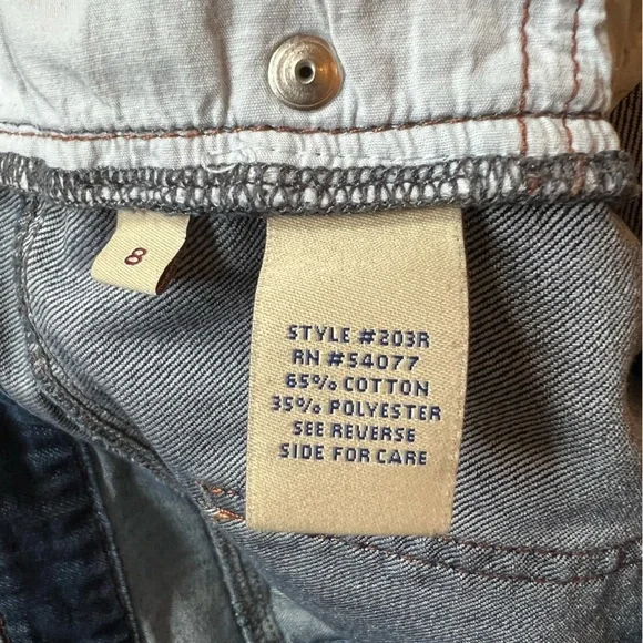 CAbi Dark blue classic 5 pocket mid-rise flare jeans Women’s Size 8 - Picture 6 of 10